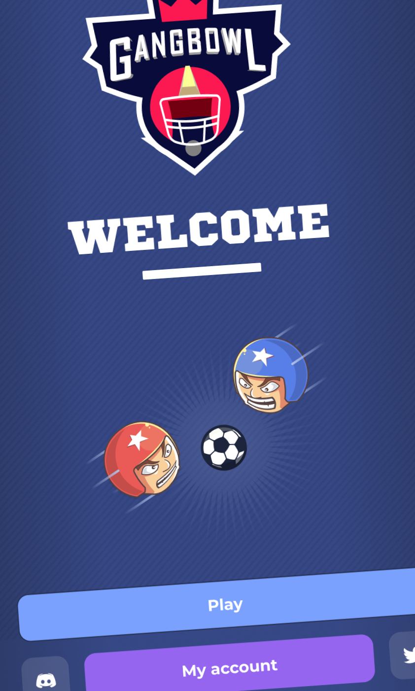 hero image of he gangbowl mobile screen